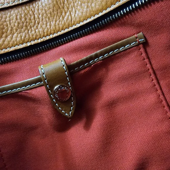 Dooney & Bourke Orange Lexington Tote - Picture 7 of 11